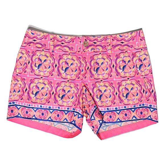 Lilly Pulitzer Callahan Shorts Pink Pattern Women’s Size 6 - Picture 2 of 10